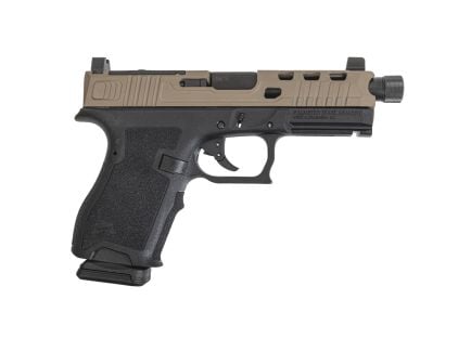 PSA Dagger Compact 9mm Pistol With SWRV2 RMR Slide & Threaded Barrel, FDE, 2-Tone (Rear Sight Rear)
