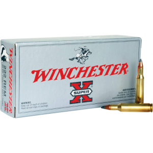 Winchester Ammo X222R Super-X 222 Remington 50 GR Pointed Soft Point - 20rd Box