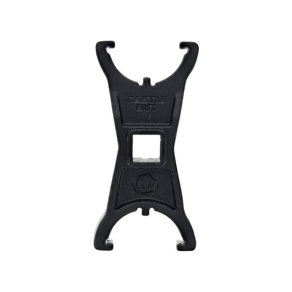 Wheeler Castle Nut Crowfoot Wrench, Black