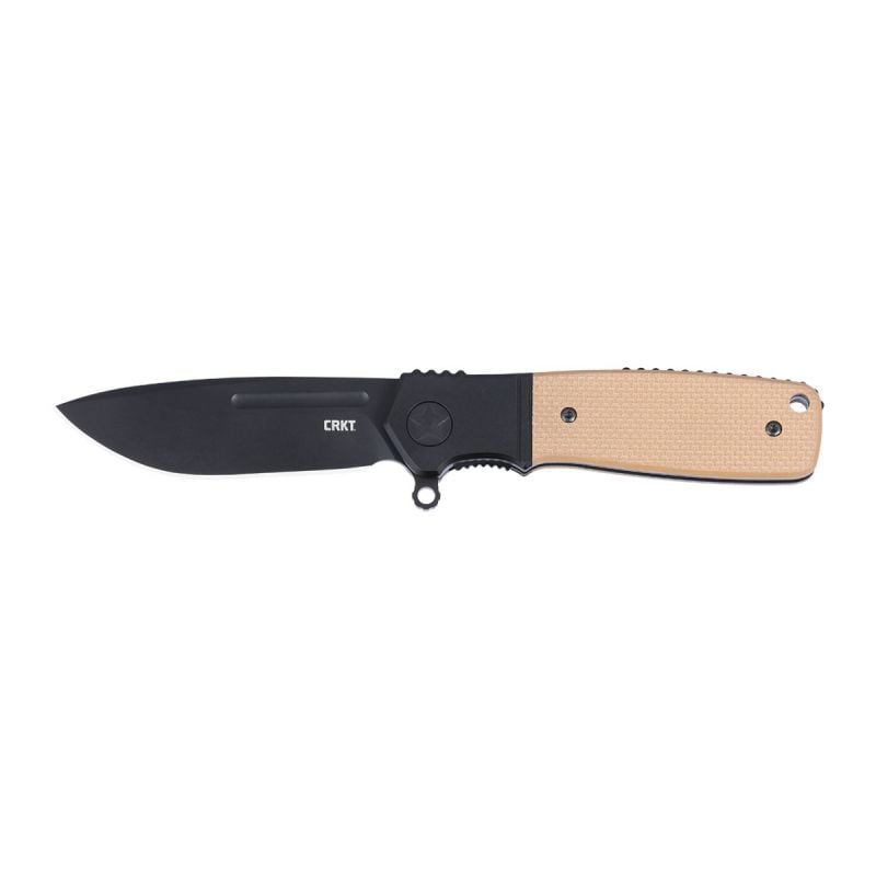 CRKT Homefront Compact Folding Drop Point, Brown - K245BKP