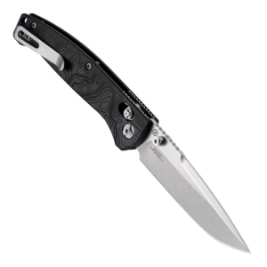 Hogue-Knife Hogue Mysto Folder Knife 3-2/5 Drop Point Blade Black Diamond Metal