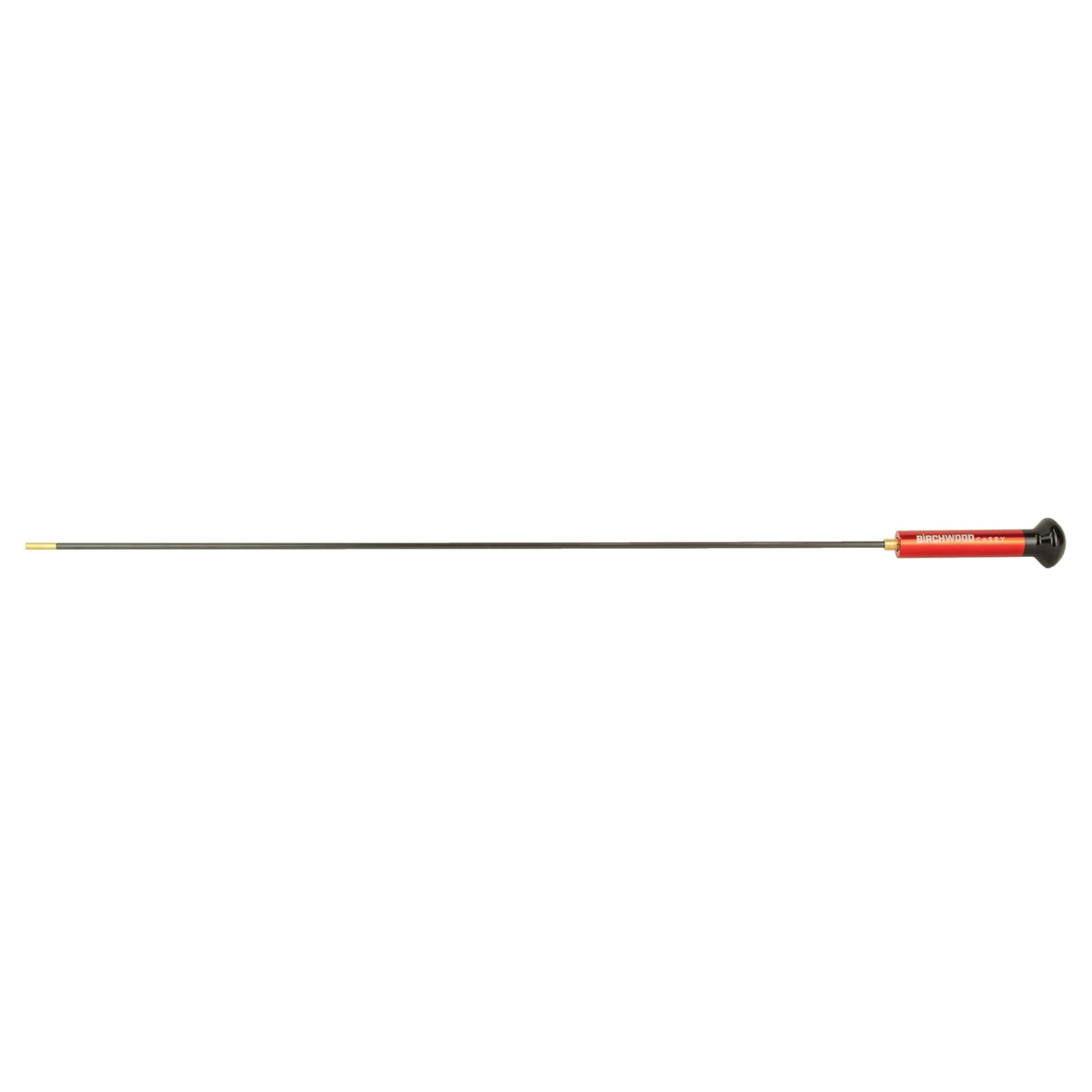 Birchwood Casey Premium Carbon .270 Cal/.50 Cal 9" 1-Piece Cleaning Rod, Black/Red