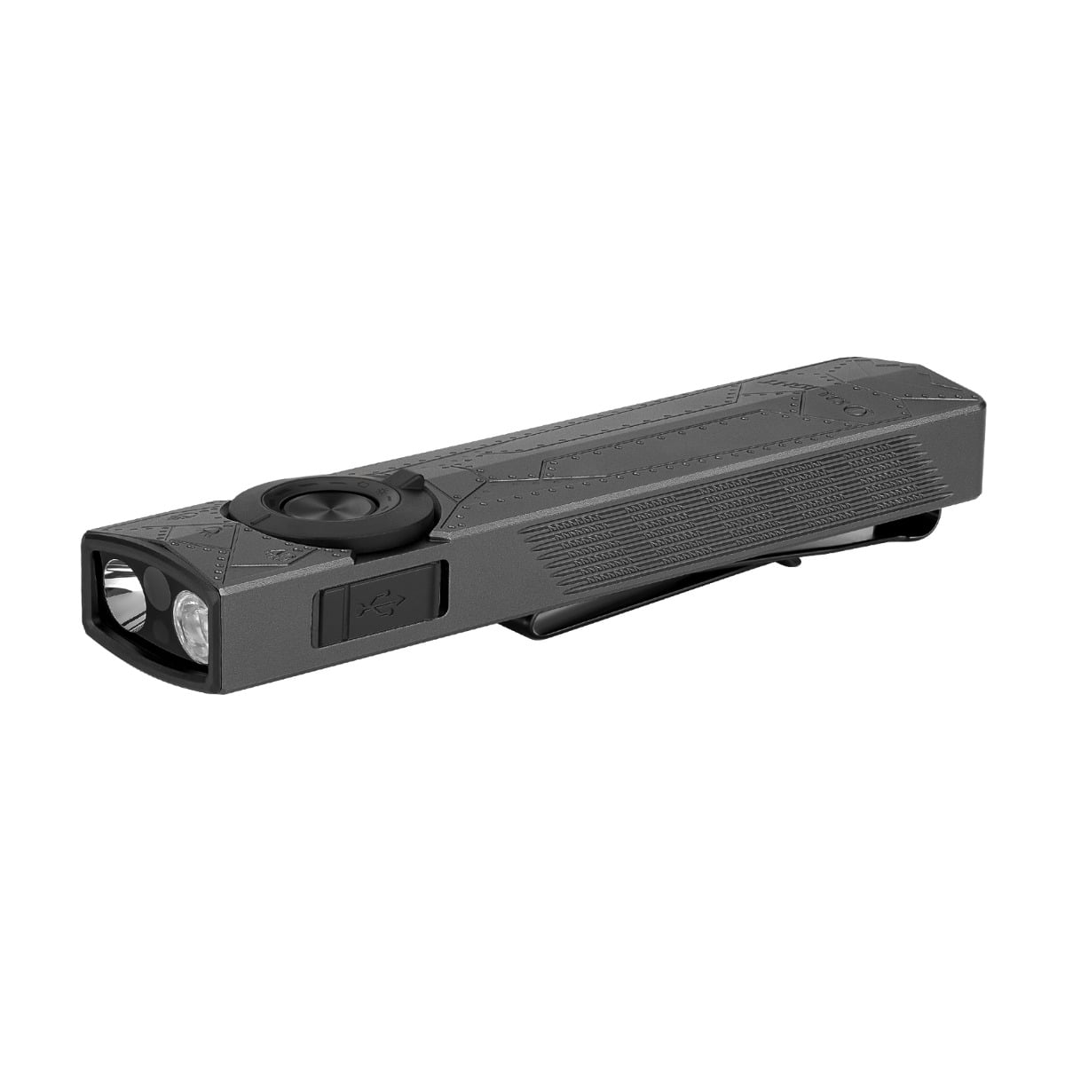 Olight ArkPro Class 3R 1500 Lumen Flashlight w/ Green Laser & UV Light, Phantom Squadron