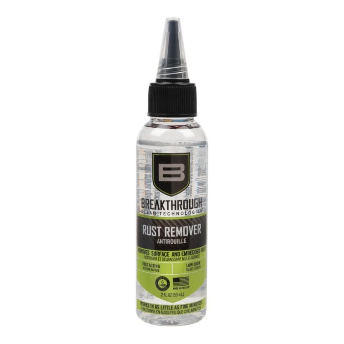 Breakthrough Clean 1.25" x 1.25" x 5.25" Rust Remover, 2 oz Dispensing Cone Cap Bottle - BT-RR-2OZ