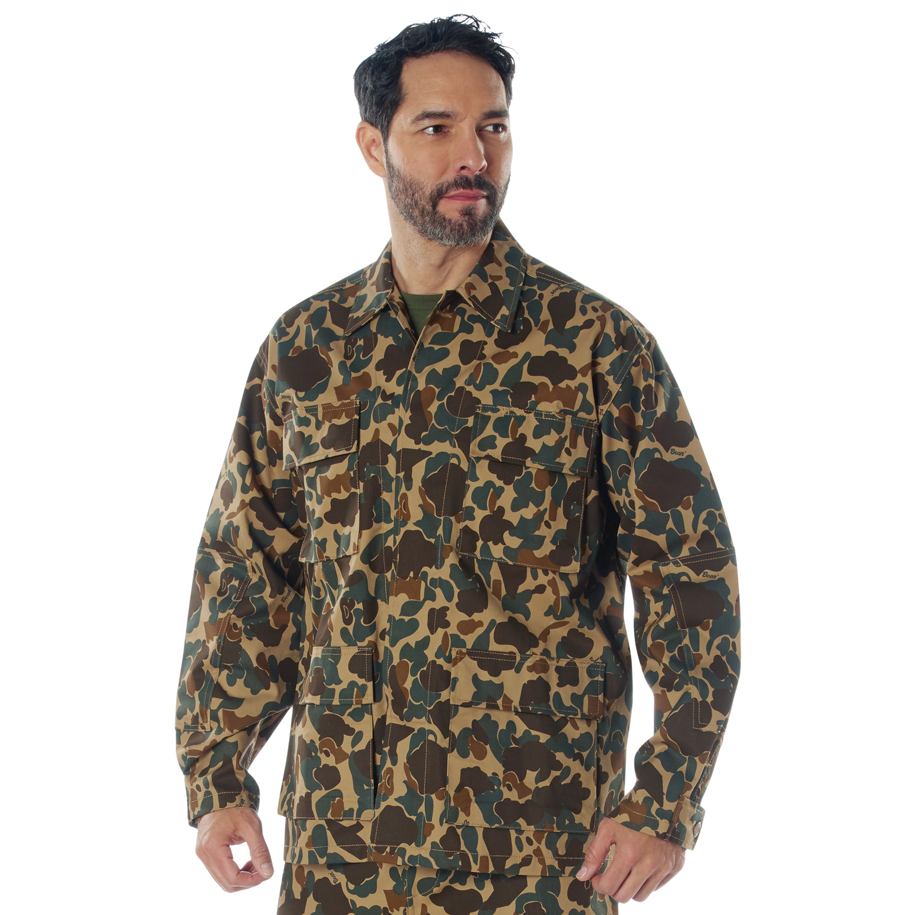Rothco X Bear Archery Fred Bear Camo Bdu Shirt - Large