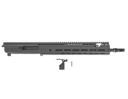 PSA JAKL 14.5" Rifle length Upper Assembly 5.56 NATO 1:7 Nitride w/Knurled CH, BCG Rugged Flash Hider, Smoke