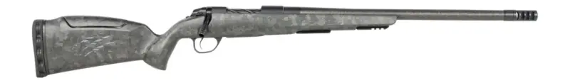 Fierce Firearms CT Rage LR Full Size 25 Creedmoor 4+1 22" Carbon Fiber Match Grade Threaded Barrel, Black Cerakote Titanium Drilled Tapped Receiver, Picatinny Rail Forend, Carbon Matrix Push Button