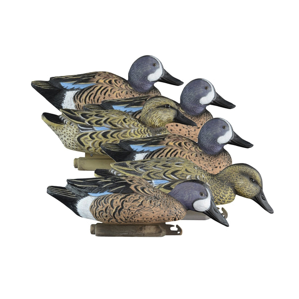Higdon Outdoors Standard Blue Wing Teal 6-Pack Duck Decoy
