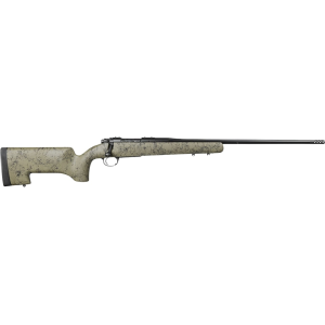 Kimber Mountain Ascent Peak Bolt Action Rifle 270 Winchester 24" Fluted Black Threaded Barrel Black Frame Sage/Black Field Stock