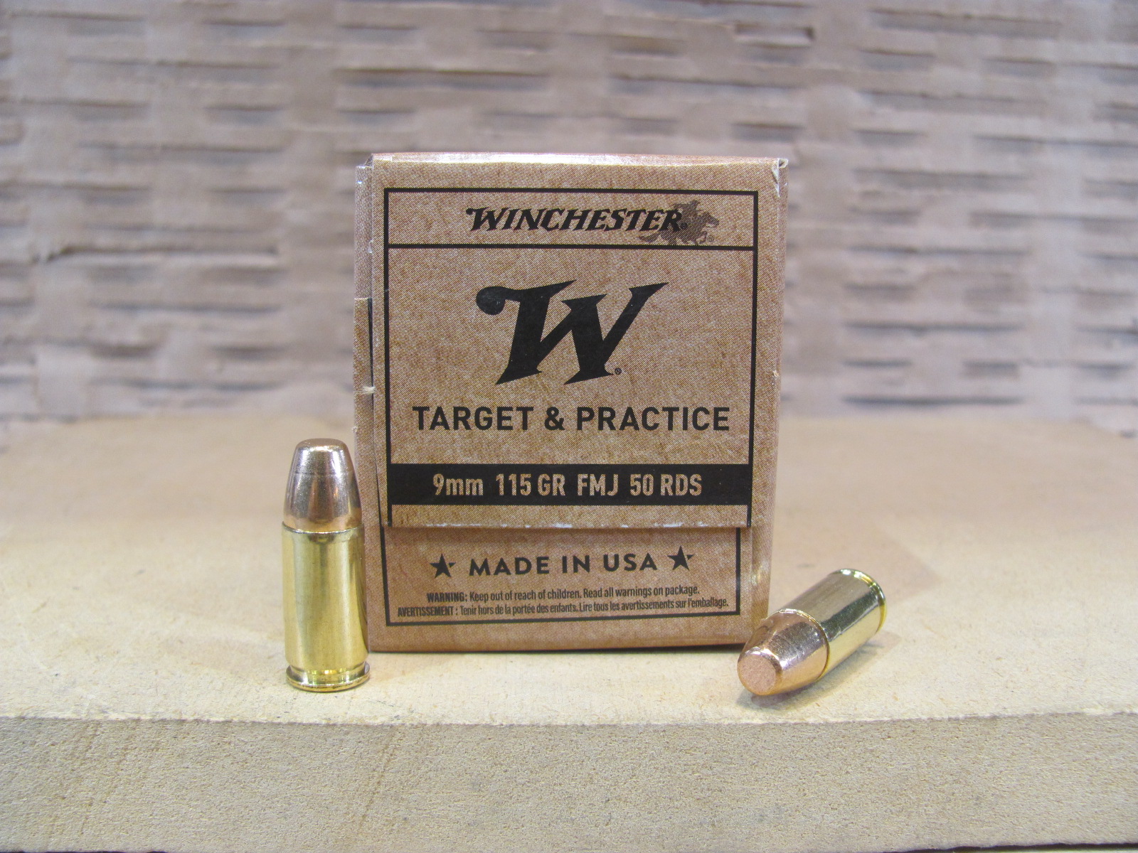 1000 Round Case – 9mm 115 Grain FMJ Winchester High Pressure Ammo – SG9W50