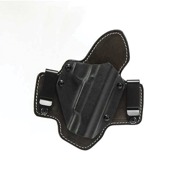 Tagua Gunleather Texas Partner Sig P365 Kydex/Leather IWB/OWB Holster Right, Black - TZPART490