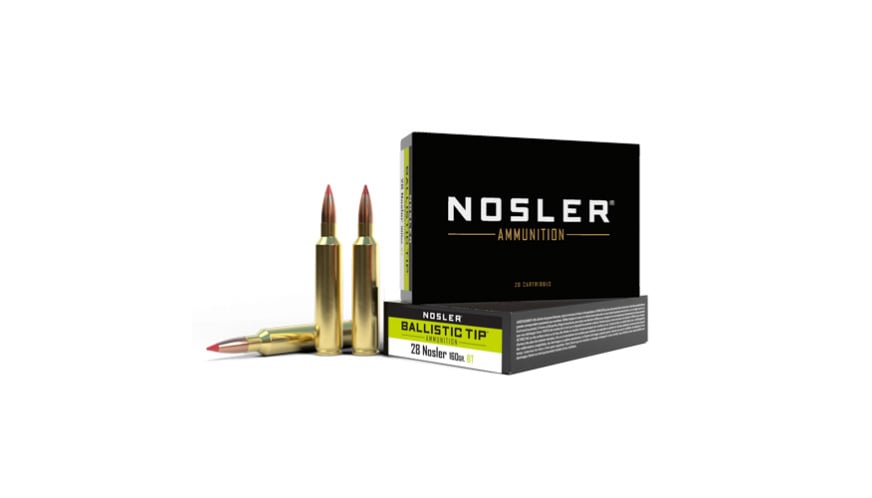 Nosler 28 Nosler 160 Grain Ballistic Tip Hunting 20rds - 43463