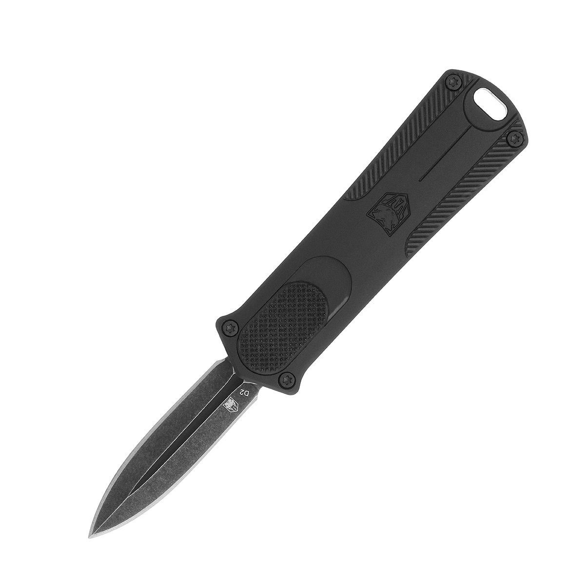 CobraTec Knives 952 OTF Dagger Knife, Black - 952BLKDAGNS