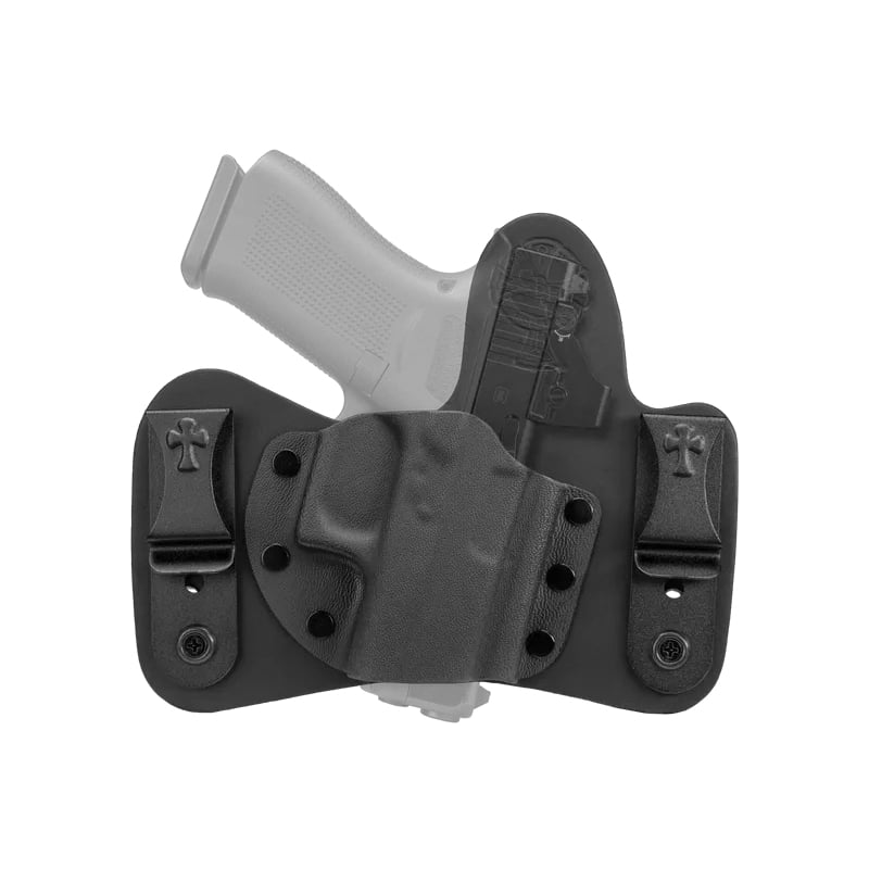 CrossBreed Holsters MiniTuck Walther PPS IWB Holster Right Cowhide Leather/Kydex, Black