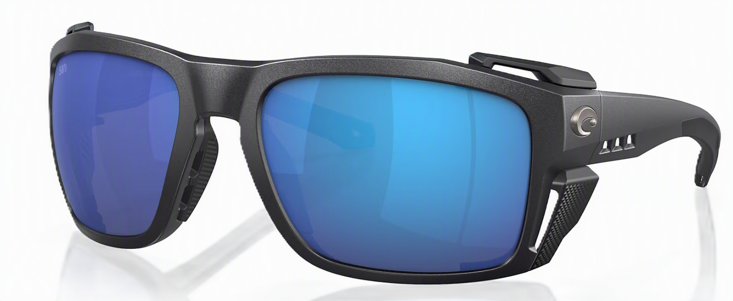Costa King Tide 8 - Black Frame/Blue Mirror Glass