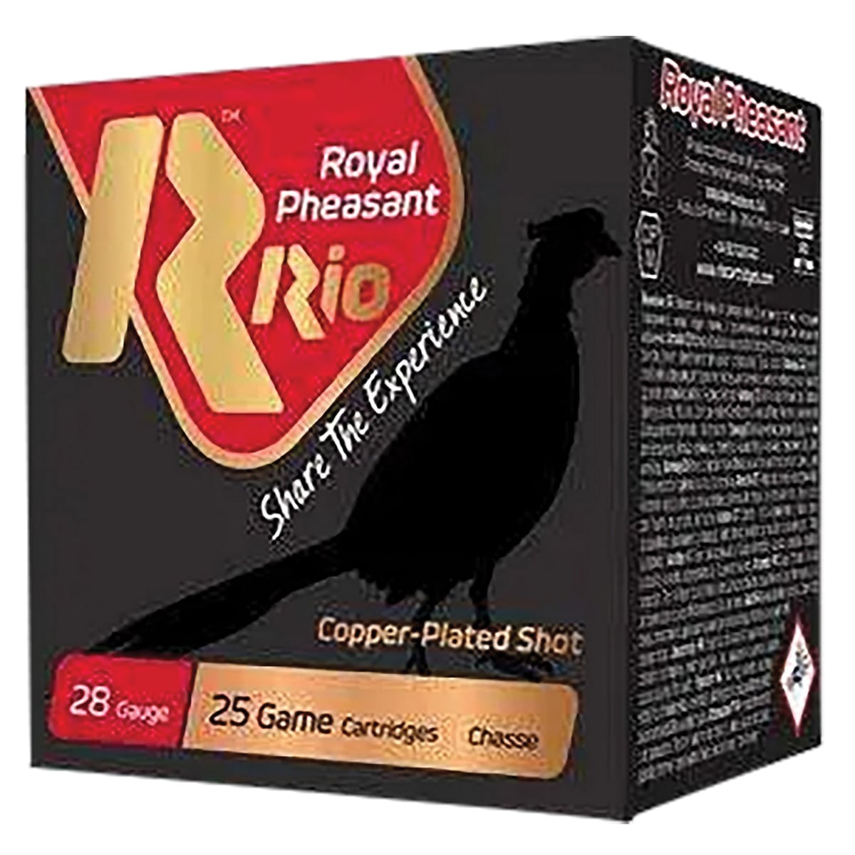 Rio Outdoors Corp Royal Pheasant 28 Gauge 2-3/4" #5 1 oz 25rds Shotshell - High-Performance Pheasant Load - RPC285