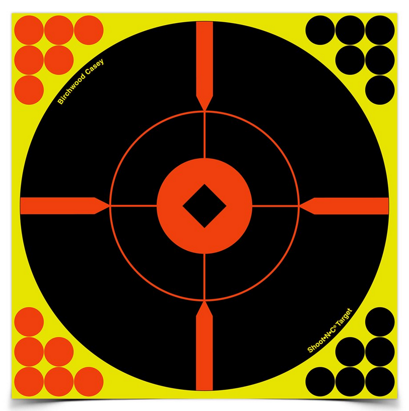 Shoot N C 8" Bull's-eye "BMW" Target- - -34806