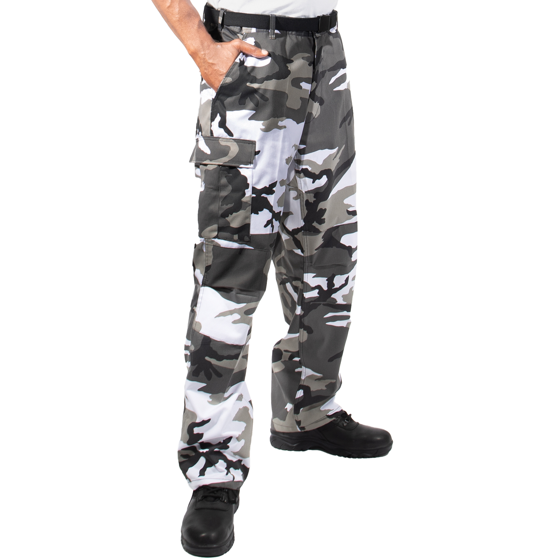 Rothco Relaxed Fit Zipper Fly Bdu Pants - City Camo, Medium