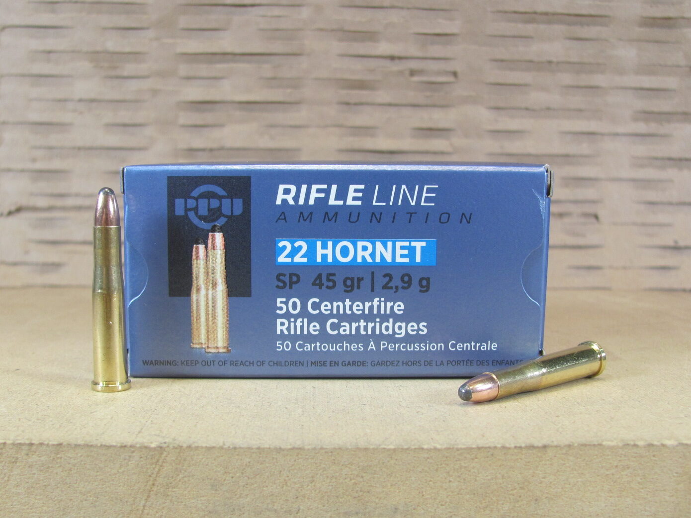 1000 Round Case – 22 Hornet 45 Grain Soft Point Prvi Partizan Ammo – PP22H