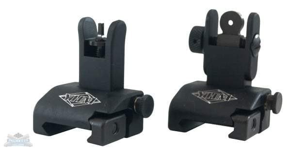 Yankee Hill Q.D.S. AR-15 Iron Sights Same Plane System Set Flip Up