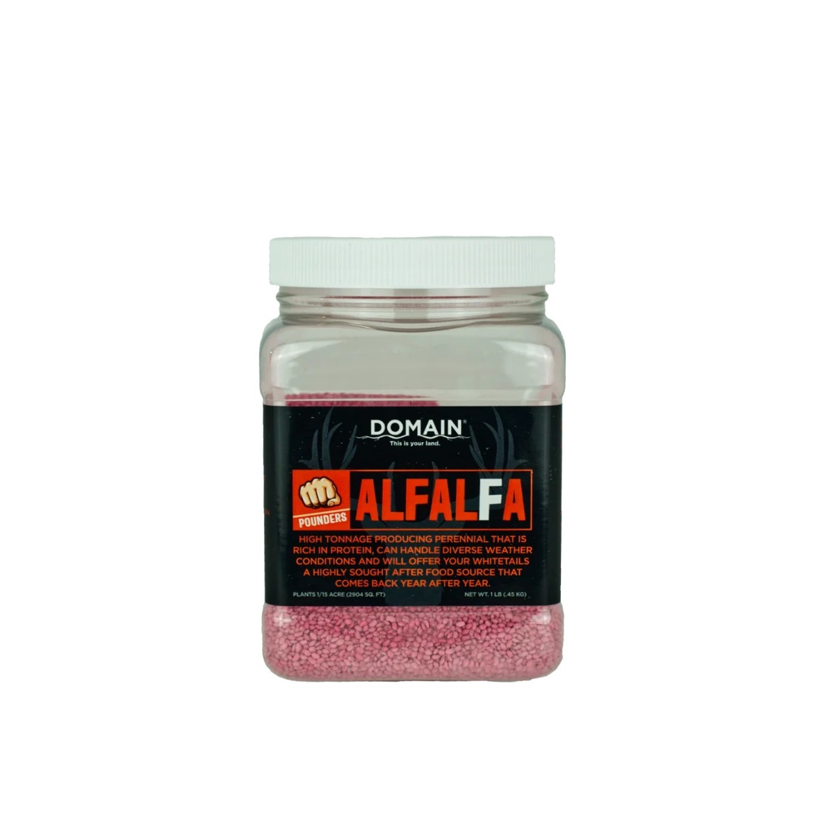 Domain Outdoors Domain Pounder Aflalfa Food Plot Seed, 1 lb - DALS1LB