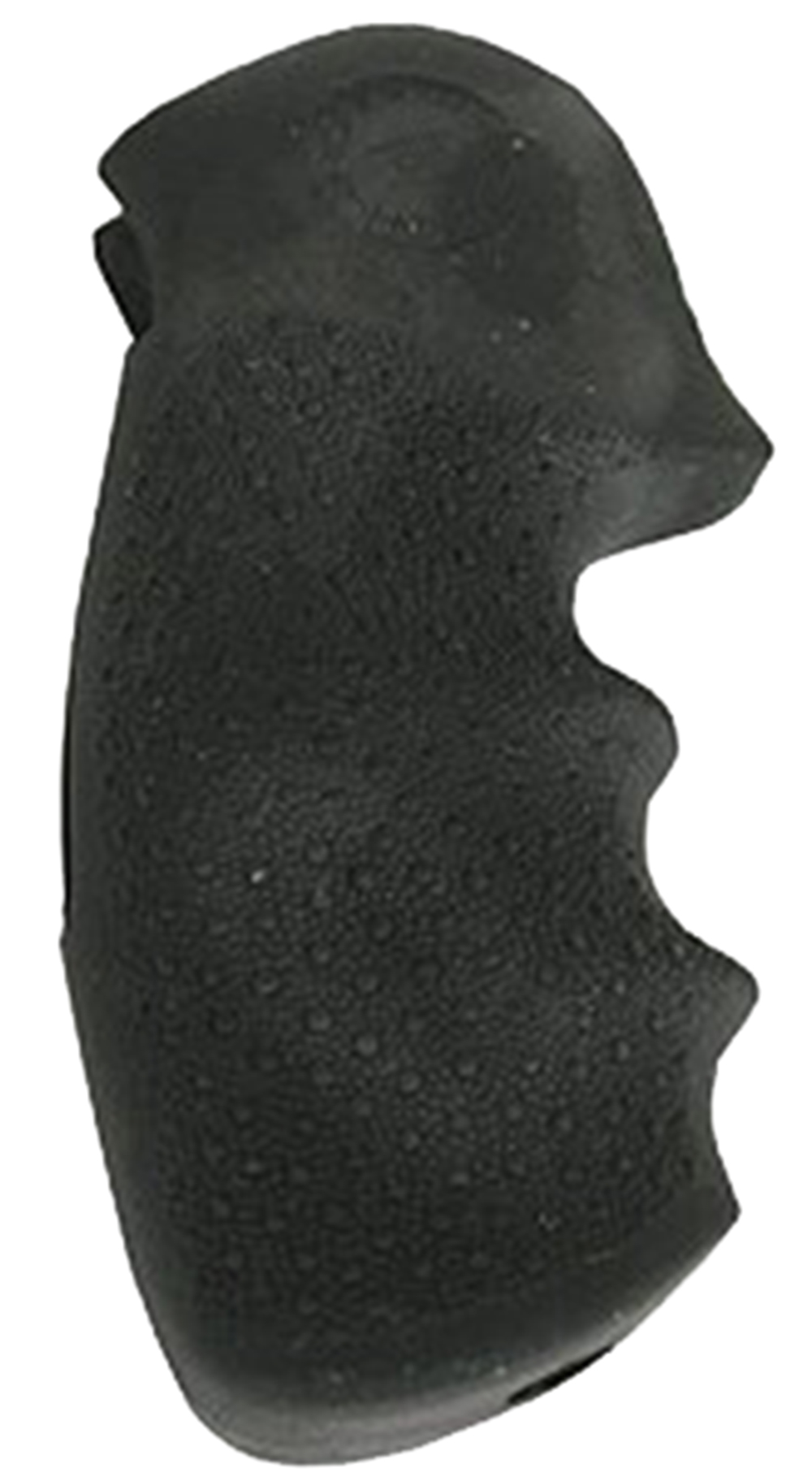 Hogue Monogrip w/ Finger Grooves for S&W N Frame Round Butt Revolver, Black - 25000