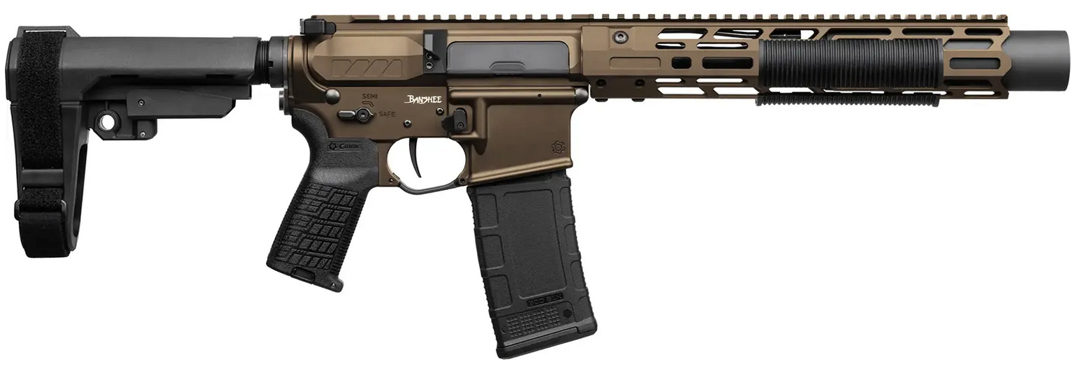 CMMG ZEROED BANSHEE .300 BLK 6.5" SR MK4 BRZ