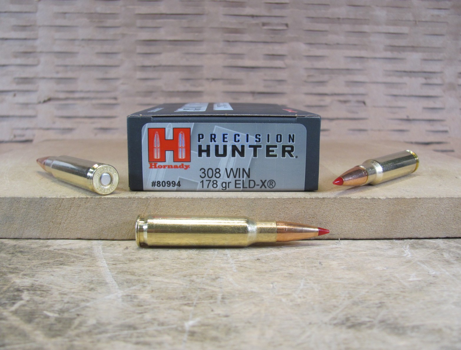 200 Round Case – 308 Win 178 Grain ELD-X Hornady Precision Hunter Ammo – 80994