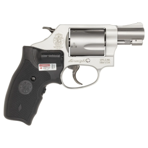 Smith & Wesson Model 637 Crimson Trace Lasergrip, .38 Special, 1.88, 5rd,Stainless Steel Revolver