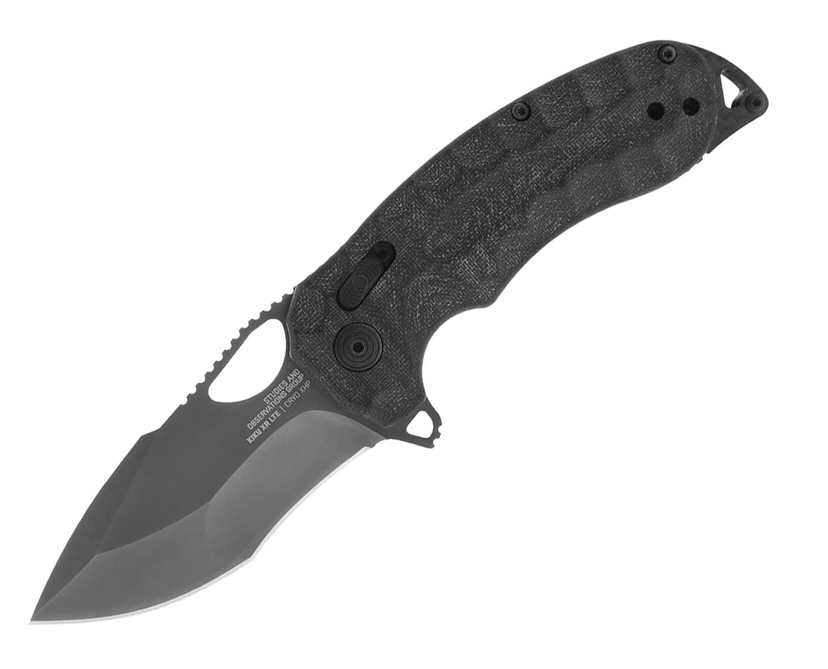 SOG Knives Kiku XR LTE Folding Knife Tanto, Blackout - SOG12-27-04-57