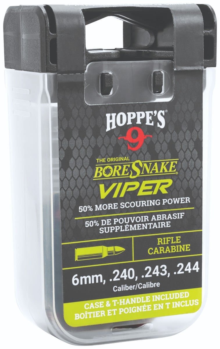Hoppe's BoreSnake Viper Den Bore Cleaning Rope, 6mm/.240 to .244 - 24012VD